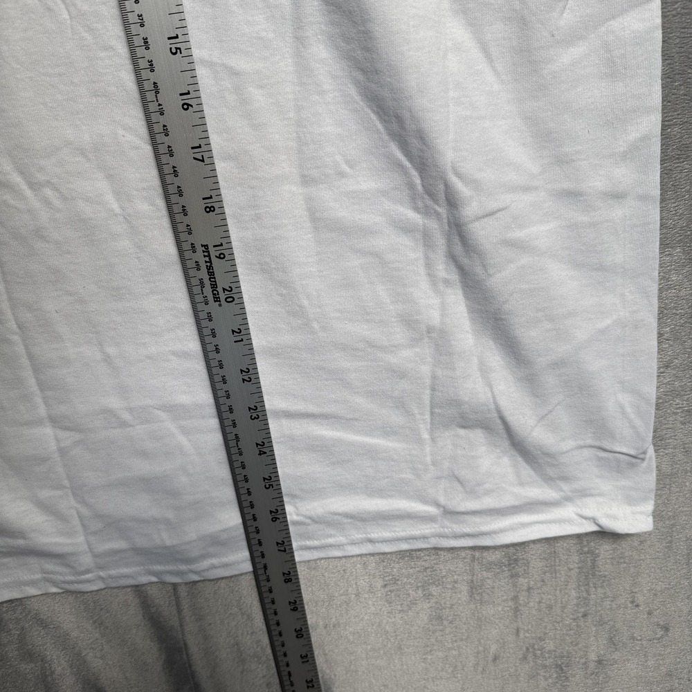 Gildan Yalies Stand With Israel Shirt Mens Medium White Yale Bulldog Graphic Tee - Picture 6 of 7